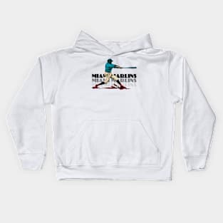 Retro Miami Marlins Slugger Kids Hoodie